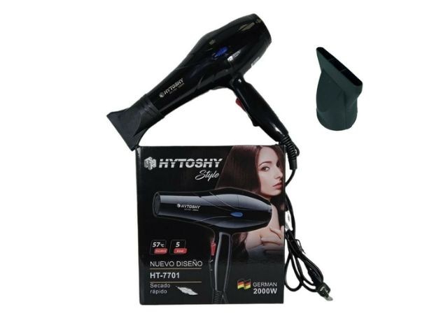 &+ SECADOR DE PELO 2000W HYTOSHY HT-7702